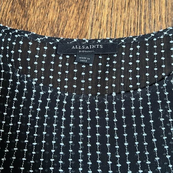 ALL SAINTS EVIA BLOUSE - Picture 3 of 5